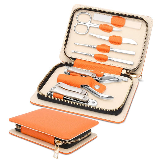 Professional Manicure Set for Adult,10-in-1 High-Grade Nail Cutter Ingrown Toenail Clippers Pedicure with V1258-DP02-B-629