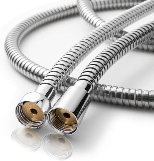 Shower Hose, 48 Inch Bidet Hose High Pressure Explosion Proof Toilet Hose for Bidet Sprayer Stainless Steel V1258-DP02-B-647