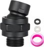 Shower Head Swivel Ball Adapter, All Metal Adjustable Shower Arm Extension Connector Universal Showering V1258-DP02-B-653
