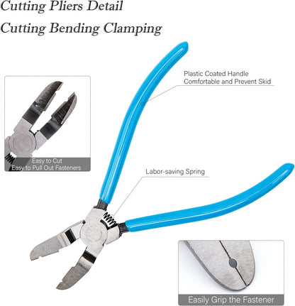 Multi-function Diagonal Side Cutting Plier Car Trim Panel Clip Cutter Puller Fastener Rivets Remover V1258-DP02-B-669