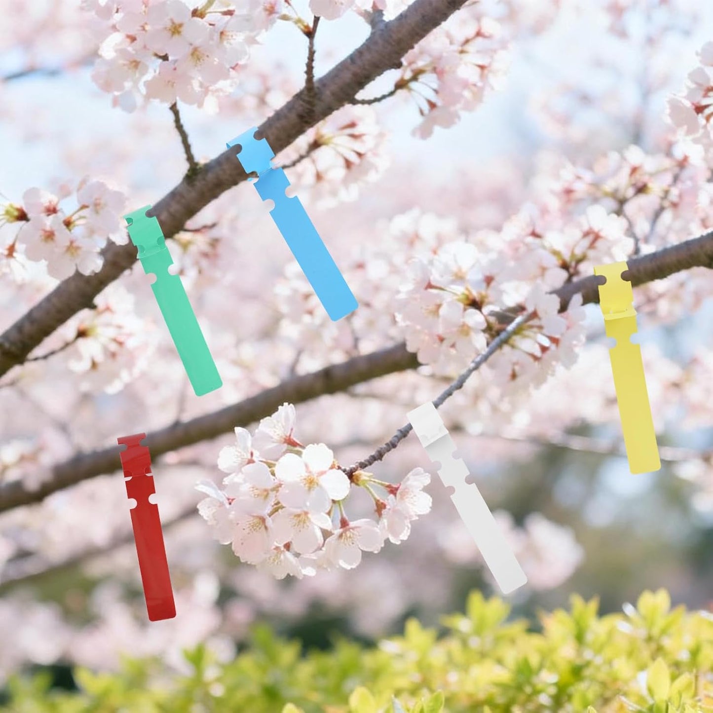 500 Pcs White Plastic Plant Tree Tags Nursery Garden Lables 2x20cm Wrap Around Hanging Tags Nursery Garden V1258-DP02-B-686
