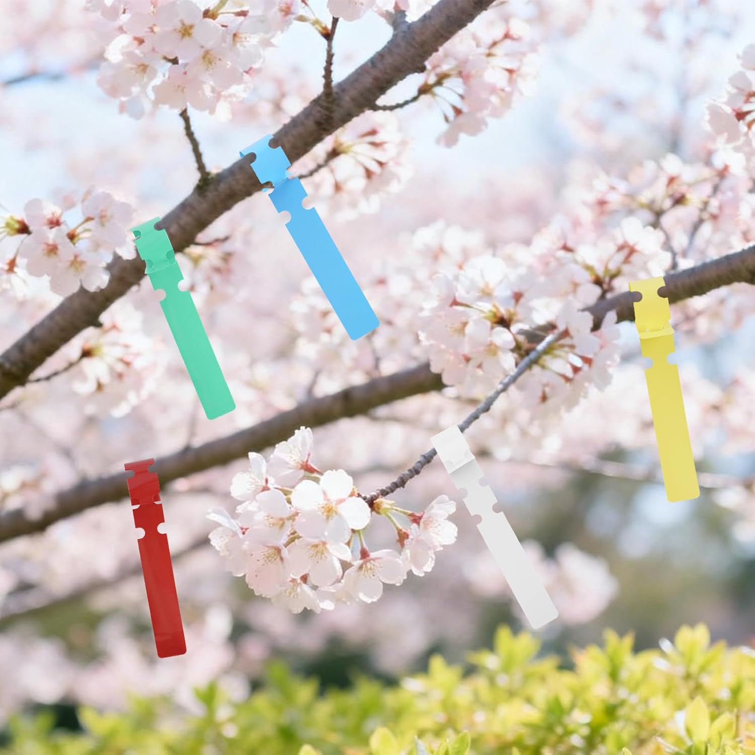 500 Pcs White Plastic Plant Tree Tags Nursery Garden Lables 2x20cm Wrap Around Hanging Tags Nursery Garden V1258-DP02-B-686