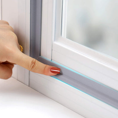 Draft Stopper Sweep, Door Weatherproofing Stripping, Window Seal Strip Self-adhisive Soundproof Cuttable V1258-DP02-B-701