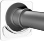 2 Pack Adhesive Curtain Rod Holders, No Drilling Shower Curtain Tension Rod Support Holder, Transparent Clear V1258-DP02-B-708