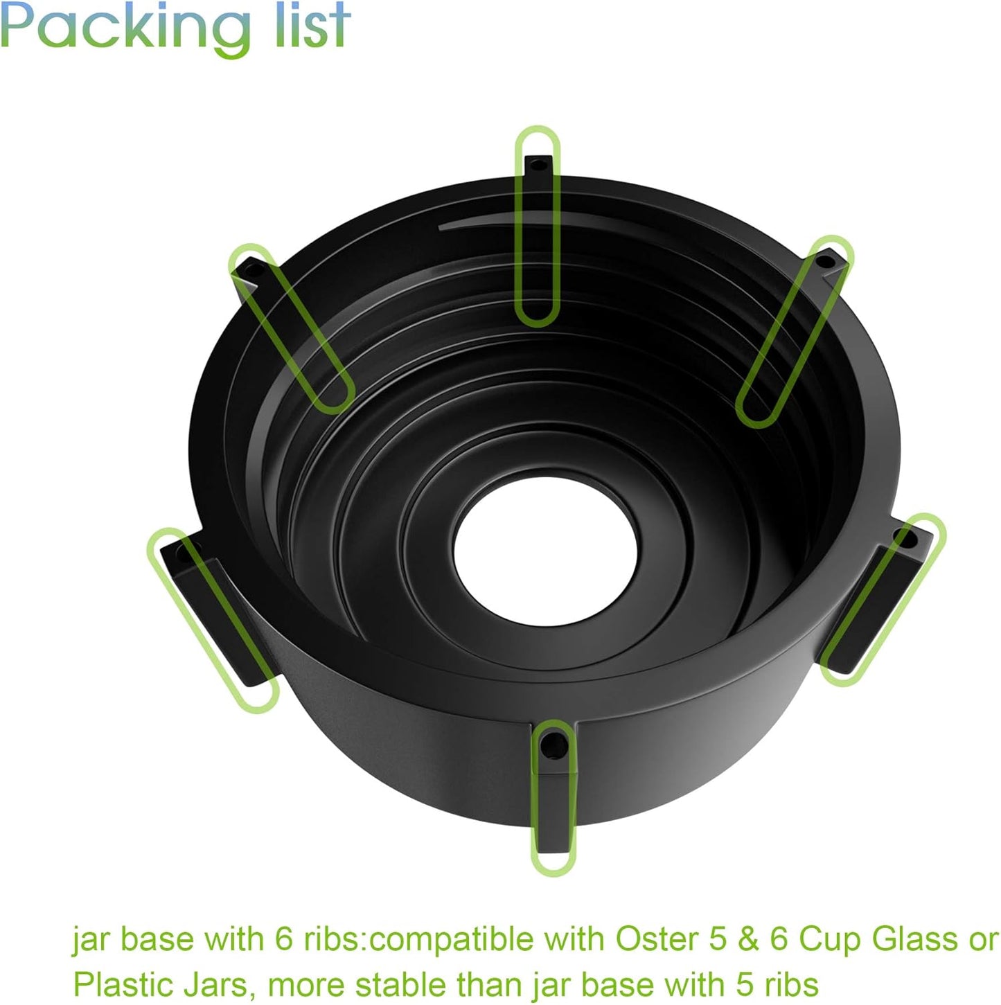 8 Pieces Replacement Part Ice Blades 4961 4980 Jar Bottom Cap 4902 Rubber Gaskets and Coupling Stud Slinger V1258-DP02-B-72
