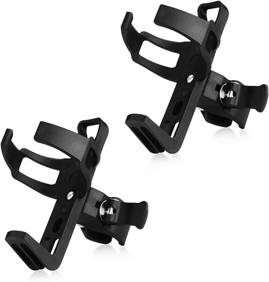 2 Pack Bike Water Bottle Holders No Screws, Universal Bike Cup Holder, 360 Degree Rotatable Bike Water Bottle V1258-DP02-B-738