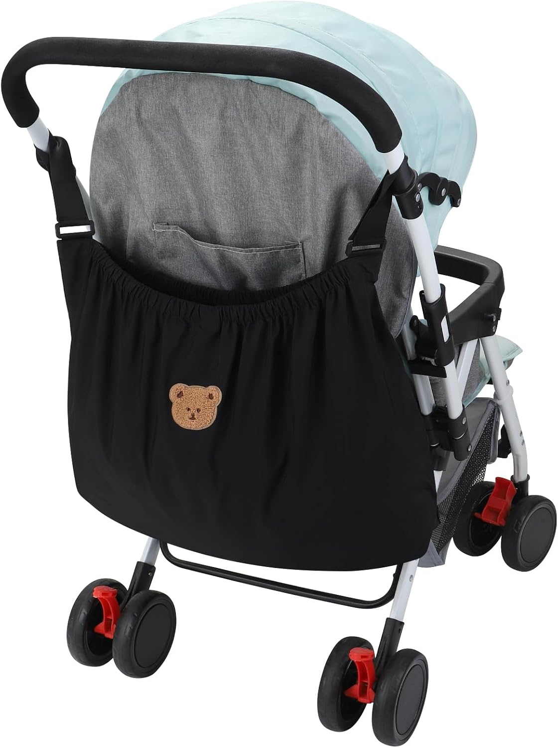 Universal Stroller Organizer, Large Storage Stroller Bag Fits for Uppababy, Nuna, Britax, Doona Strollers, V1258-DP02-B-742