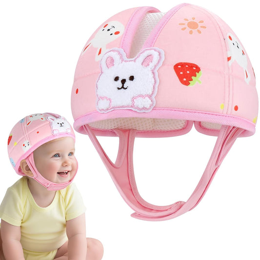 Baby Head Protector, Cute Baby Safety Helmet for Crawling Walking Running, Infant Headguard Soft Cushion V1258-DP02-B-743