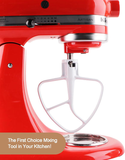 K45B Metal Beater with Non-Stick Coating, Compatible with KitchenAid 4.5-5 Quart Tilt-Head Stand Mixer V1258-DP02-B-75