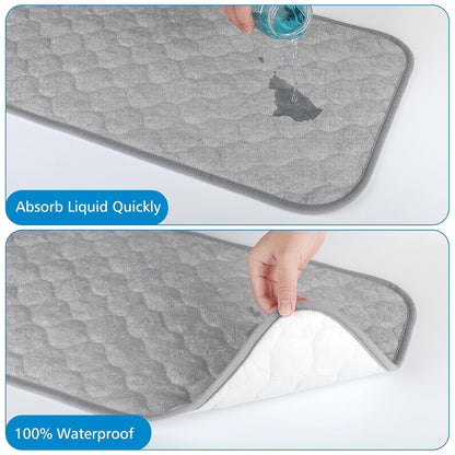 3 Pack Waterproof Changing Pad Liners, Reusable Portable Diaper Changing Pad Covers V1258-DP02-B-752