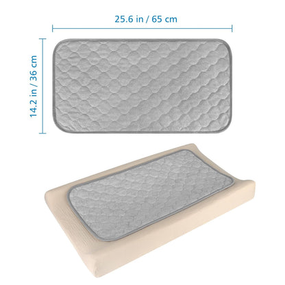 3 Pack Waterproof Changing Pad Liners, Reusable Portable Diaper Changing Pad Covers V1258-DP02-B-752