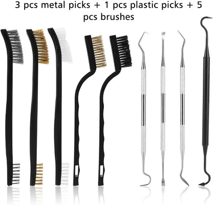 Gun Cleaning Tools Kit Including Gun Cleaning Pick & Gun Cleaning Brush, Gun Cleaner Set V1258-DP02-B-754