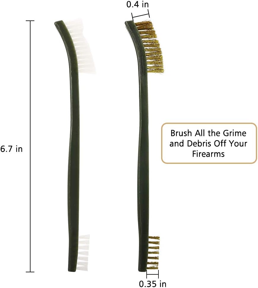 Gun Cleaning Tools Kit Including Gun Cleaning Pick & Gun Cleaning Brush, Gun Cleaner Set V1258-DP02-B-754