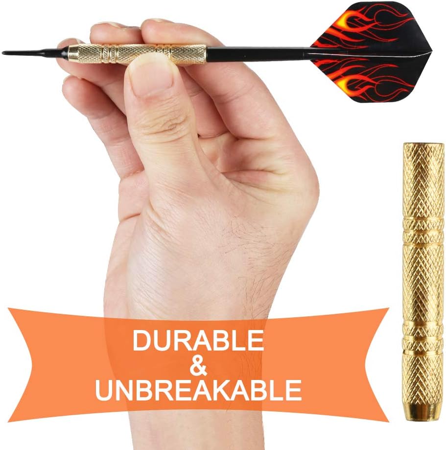 12 Pcs Darts Plastic Tip, Soft Tip Darts Set, 14g Plastic Tipped Dart, Attach Extra 36 Black 2BA Replacement V1258-DP02-B-756