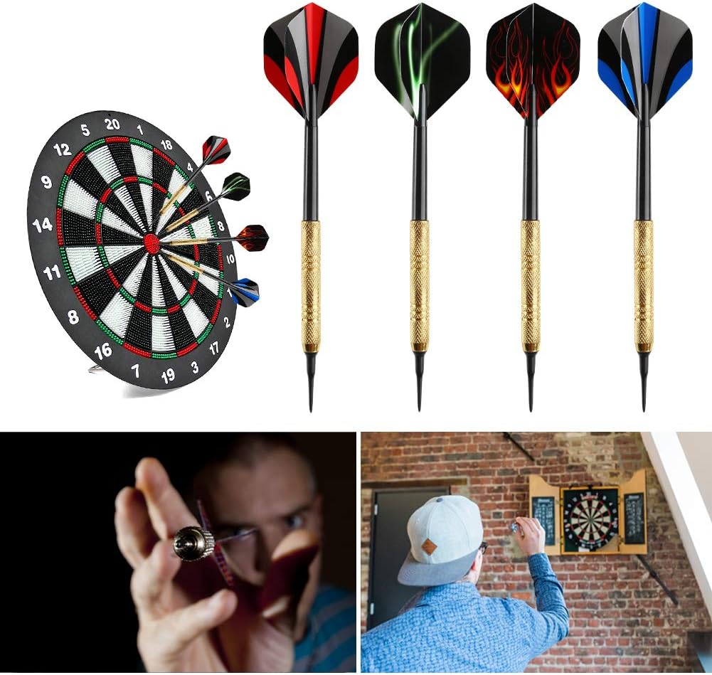 12 Pcs Darts Plastic Tip, Soft Tip Darts Set, 14g Plastic Tipped Dart, Attach Extra 36 Black 2BA Replacement V1258-DP02-B-756