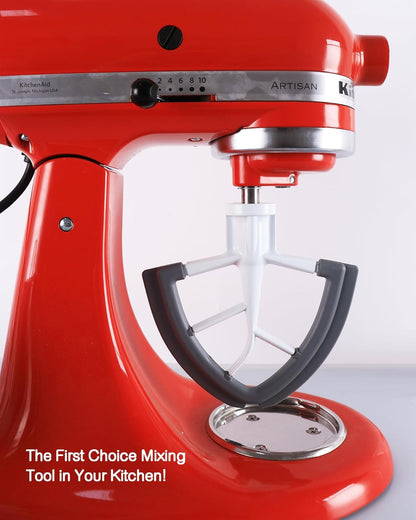 Flex Edge Beater Work for KitchenAid Mixer Attachments, Compatible with 4.5-5 Quart Tilt-Head Stand Mixers, V1258-DP02-B-76