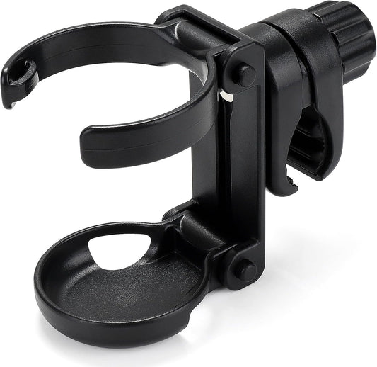 Stroller Cup Holder, Foldable Universal Cup Holder, 360 degrees Rotatable Bottle Holder for Stroller, Bike, V1258-DP02-B-767