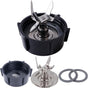 Oster Blender Replacement Parts Kit - 6-Fin Ice-Crushing Blade, Jar Base Cap, and Two Rubber O-Ring Gaskets V1258-DP02-B-77