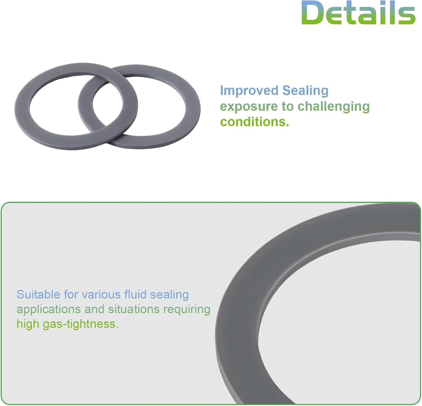 Oster Blender Replacement Parts Kit - 6-Fin Ice-Crushing Blade, Jar Base Cap, and Two Rubber O-Ring Gaskets V1258-DP02-B-77