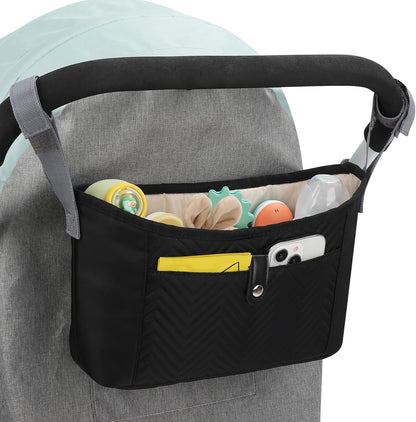 Universal Stroller Organizer, Stroller Bag Stroller Caddy Organizer, Stroller Accessories Fits for Uppababy, V1258-DP02-B-776