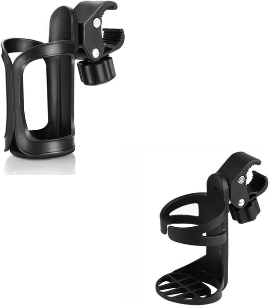 Universal Stroller Cup Holder Bundle Set, Bike Cup Holder, Drinks Holder for Stroller, Bicycle, Wheelchair, V1258-DP02-B-781