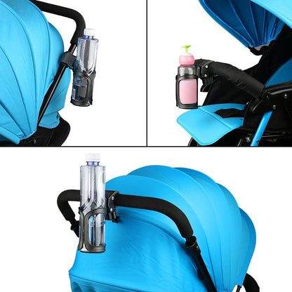 Universal Stroller Cup Holder Bundle Set, Bike Cup Holder, Drinks Holder for Stroller, Bicycle, Wheelchair, V1258-DP02-B-781