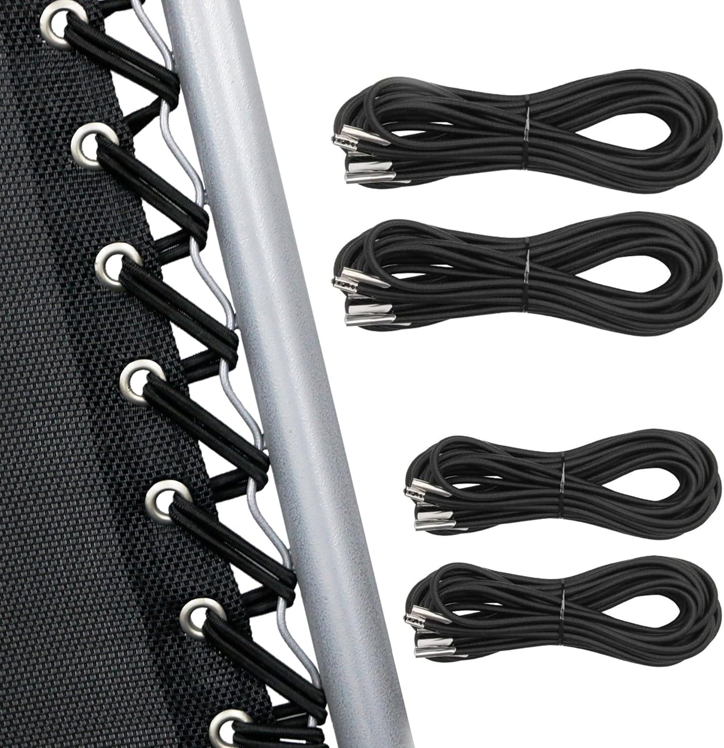 4 Cords Zero Gravity Chair Replacement Cord, Antigravity Chair Replacement,Universal Repair Cord Kit for V1258-DP02-B-782