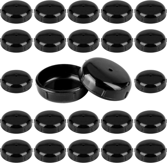 24-Pack Wrought Iron Patio Furniture Feet Caps 1-1/2 Inch Plastic Outdoor Patio Chair Leg Caps Floor V1258-DP02-B-785