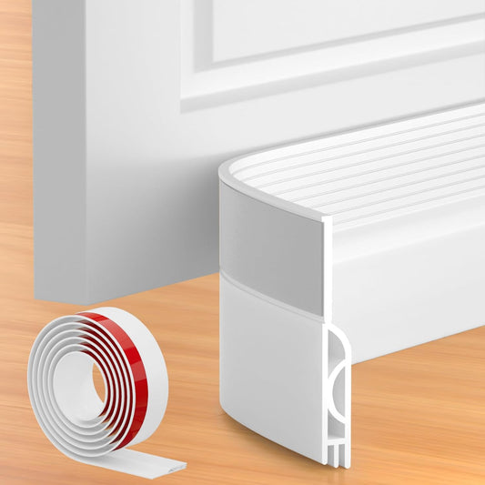 Door Draft Stopper, Adjustable Door Sweep for Bottom of Door, Under Door Gap Filler for Exterior & Interior V1258-DP02-B-788
