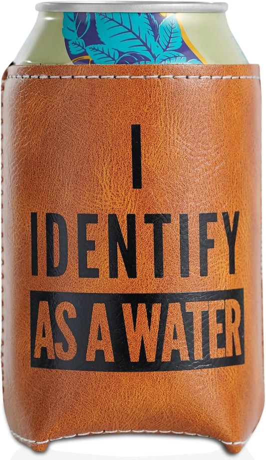 Funny Birthday Gifts for Men - Gag & Retirement Gift Ideas for Dad Husband Boyfriend : I Identify As A Water V1258-DP02-B-81