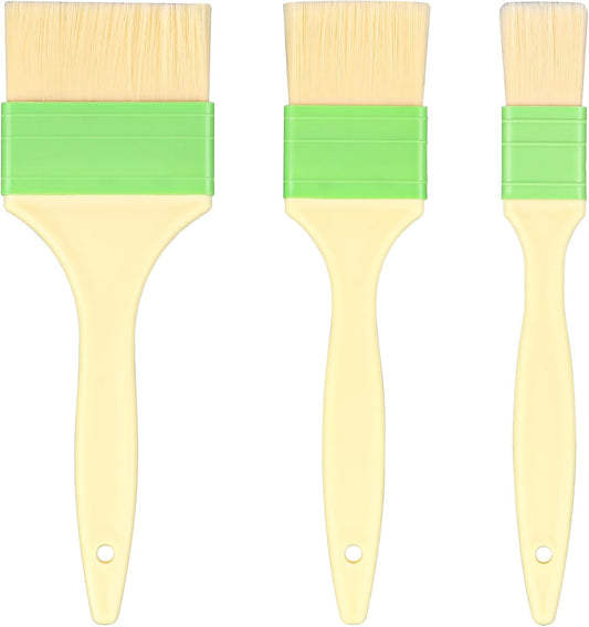 3 Pcs Basting Pastry Brush, Cooking Brush Set, Grill Brush, Food Brush For Baking, Perfect For Marinade, V1258-DP02-B-837