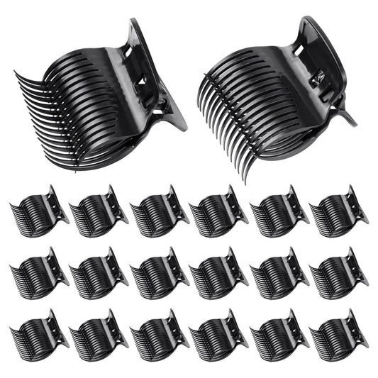 20 Pcs Hot Roller Clips for Hair, Curler Claw Clip for Women Hair Section Styling (Black, 2inch) V1258-DP02-B-864