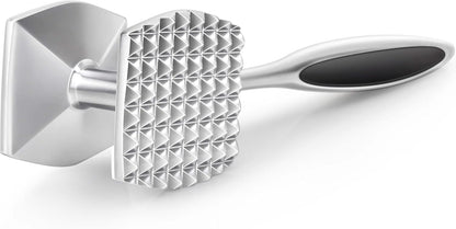 Meat Tenderizer Hammer Tool Pounder For Tenderizing Steak Beef Poultry, Heavy Duty Dual-Sided Mallet with V1258-DP02-B-882