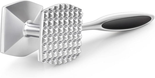 Meat Tenderizer Hammer Tool Pounder For Tenderizing Steak Beef Poultry, Heavy Duty Dual-Sided Mallet with V1258-DP02-B-882