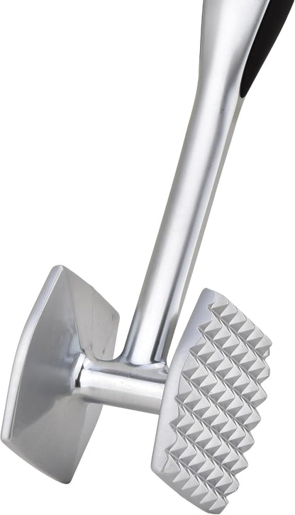 Meat Tenderizer Hammer Tool Pounder For Tenderizing Steak Beef Poultry, Heavy Duty Dual-Sided Mallet with V1258-DP02-B-882
