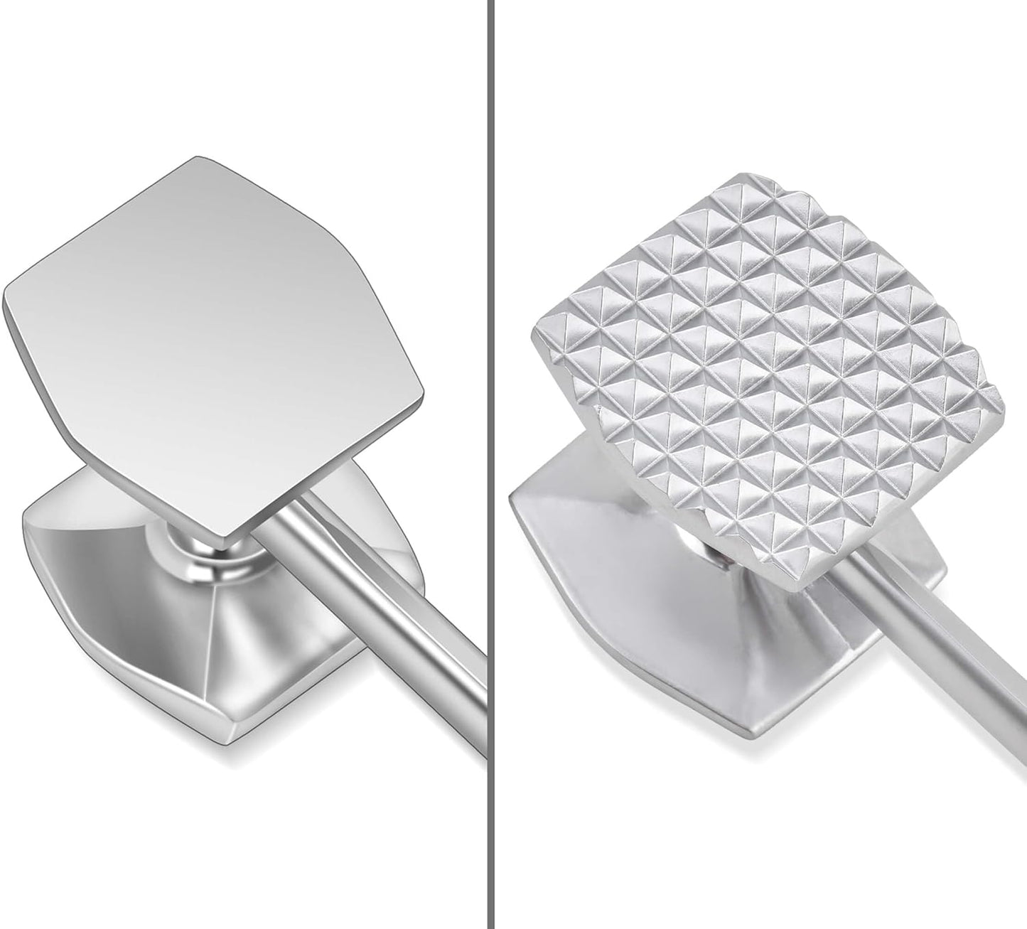 Meat Tenderizer Hammer Tool Pounder For Tenderizing Steak Beef Poultry, Heavy Duty Dual-Sided Mallet with V1258-DP02-B-882