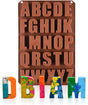 26 Cavities Large Letter Molds Silicone Alphabet Mold for Crayon, Resin, Chocolate, Candy, Wax, Cake Baking V1258-DP02-B-9
