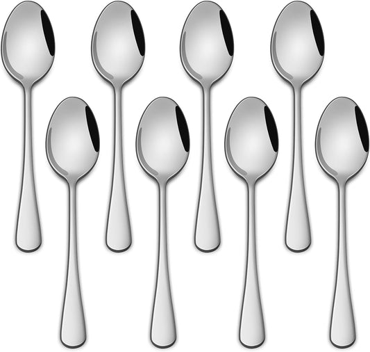 Small Teaspoon,5.5 Inches Stainless Steel Tea Spoons Set Of 8,Espresso Spoon,Durable Dishwasher Safe Small V1258-DP02-B-901