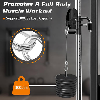 Cable Attachments for Gym, 2PCS Gym Cable Extension Compatible with Gym Accessories, Gym Cable Machine for V1258-DP02-B-923