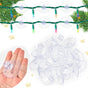 Christmas Light String Suction Cup Holders & Hooks for Seasonal Lights & Xmas Decorations (50Pcs) V1258-DP02-B-929