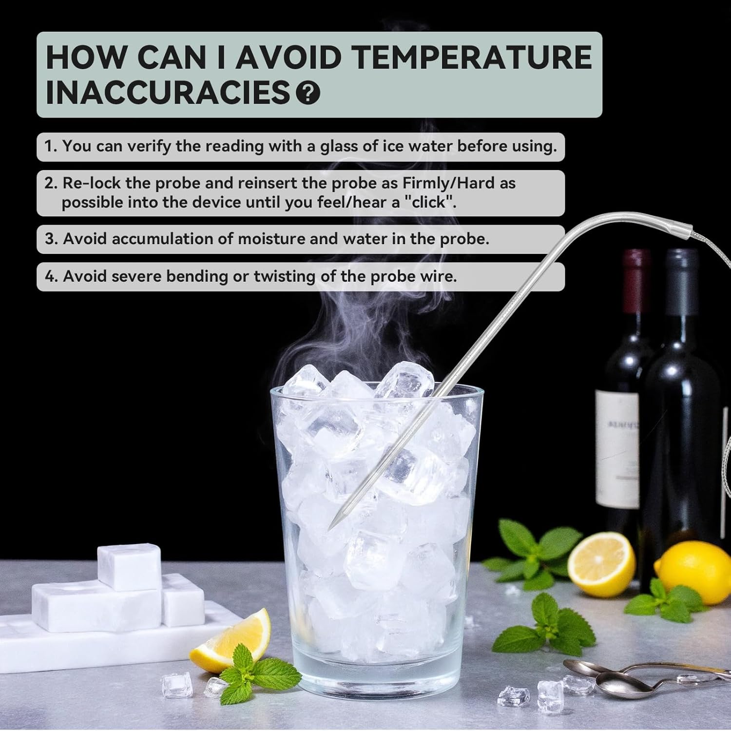 Tp700 Probe Thermometer Digital Meat Food Grill BBQ Cooking Kitchen Thermometer, 1 Pack (1 Piece) V1258-DP02-B-934