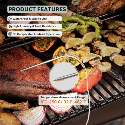 Tp700 Probe Thermometer Digital Meat Food Grill BBQ Cooking Kitchen Thermometer, 1 Pack (1 Piece) V1258-DP02-B-934