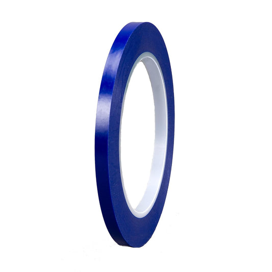 Vinyl Tape 471+, 1/4 in x 36 yd, Indigo, 1 Roll, Fine Line Tape for Paint Masking Striping, Color Separation V1258-DP02-B-941