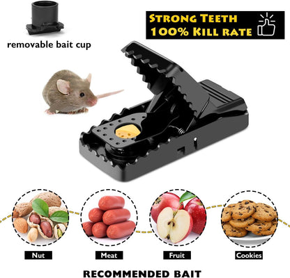 Mouse Trap, Mouse Traps That Work Small Mice Trap Outdoor Indoor Best Snap Traps for Mouse/Mice Safe and V1258-DP02-B-944