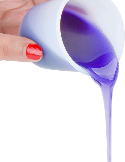 6Pcs 100ml Silicone Measuring Cups DIY Resin Glue Tools Cup for Making Handmade Craft Nonstick Silicone V1258-DP02-B-948