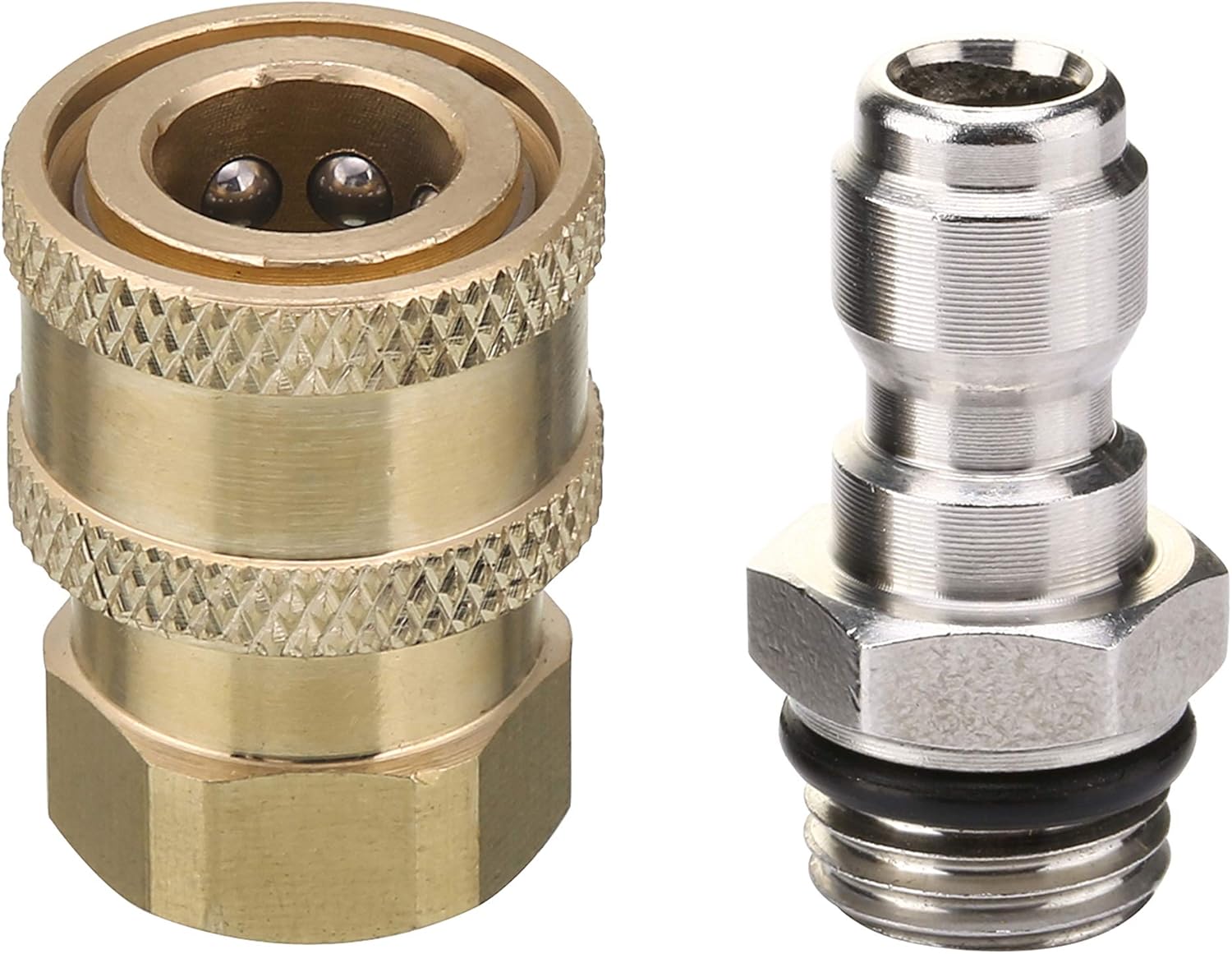 Pressure Washer Adapter Set, 1/4 Inch Quick Disconnect Kit, 5000 PSI V1258-DP02-B-969