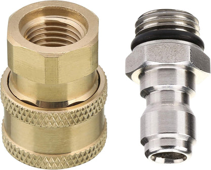 Pressure Washer Adapter Set, 1/4 Inch Quick Disconnect Kit, 5000 PSI V1258-DP02-B-969