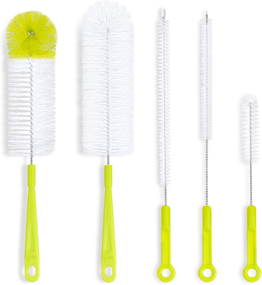 Bottle Cleaning Brush Set - Long Handle Bottle Cleaner for Washing Narrow Neck Beer Bottles, Sports Water V1258-DP02-B-97
