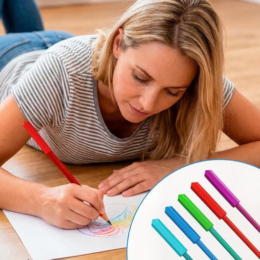 5Pcs Pencil Gidgets - Silicone Sensory Pencil Toppers Fidgets - Motor Aid for Sensory People with Anxiety, V1258-DP02-B-982