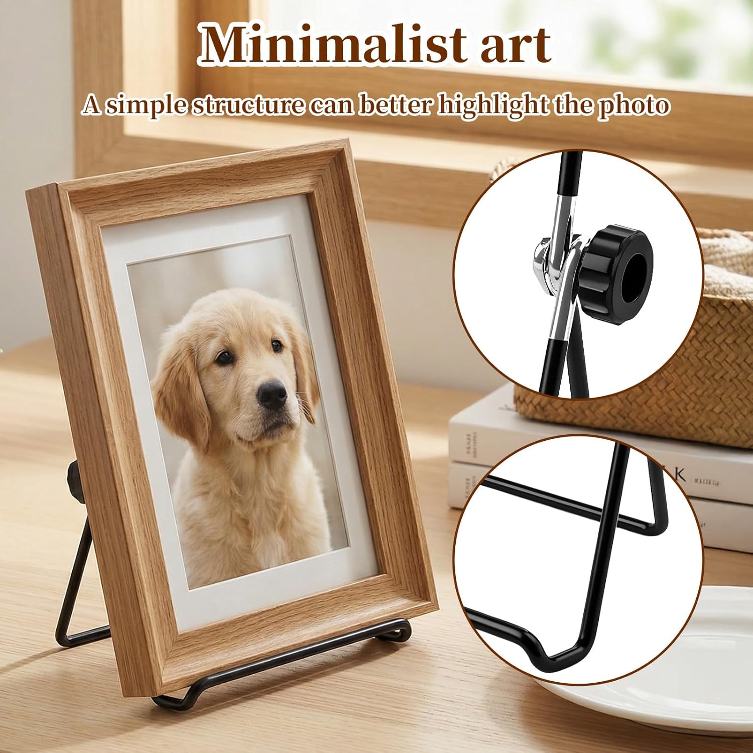 Frame Stand Replacement Compatible with FrameoDigital - Adjustable & Foldable Photo Frame Holders Fits for V1258-DP02-B-983